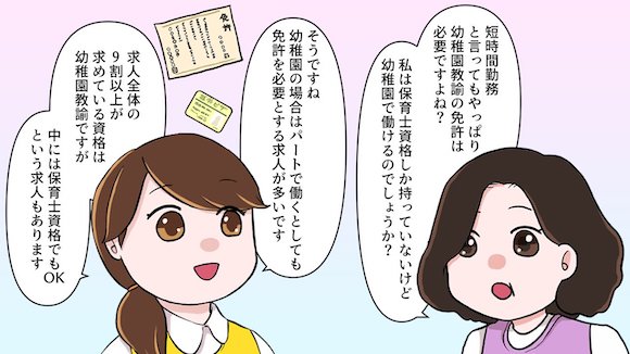 幼稚園でパートとして働ける？求人はあるの？仕事内容や働き方は？