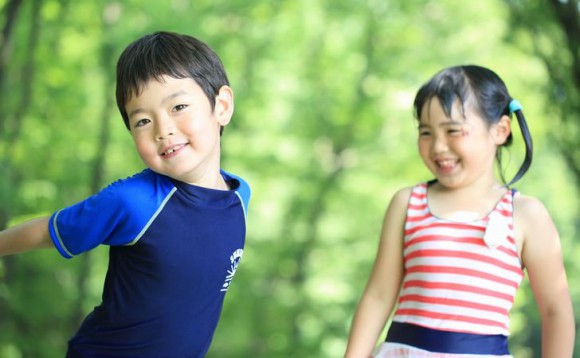 保育園の夏祭りでのゲーム